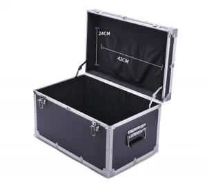 China Factory Aluminium Black Tool Box Storage