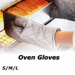 China factory plain color cotton oven mitt with custom printing logo