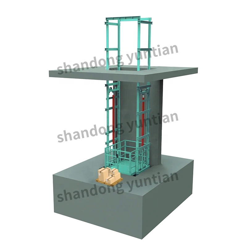 china hydraulic warehouse storage cargo lifting table price, hydraulic lift car wash goods elevator platform