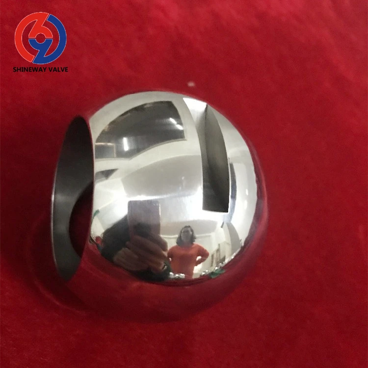 China manufacture 3 way solid floating stainless steel sphere ball