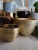Import China Manufacture Ceramic Flower Pots living Room Planter Gold Pot Flower from China