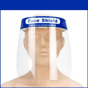 China manufacture High quality Hot product plastic safety protective PET face shield