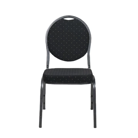 China manufacturer high quality round shape back banquet chair events stackable hotel chair