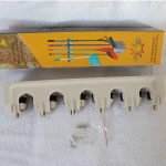 China Manufacturer Wall Mounted Plastic Mop And Broom Organizer Holder