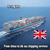 China sea to UK bulk cargo engineering logistics Special container  OOG FR OT BBK ship RO RO ship Heavy lift breakbulk ship
