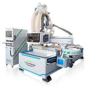 China Supplier Wood Router 4*8ft 1325 ATC Woodworking CNC Router CNC Drilling Machines Sale in Bangladesh