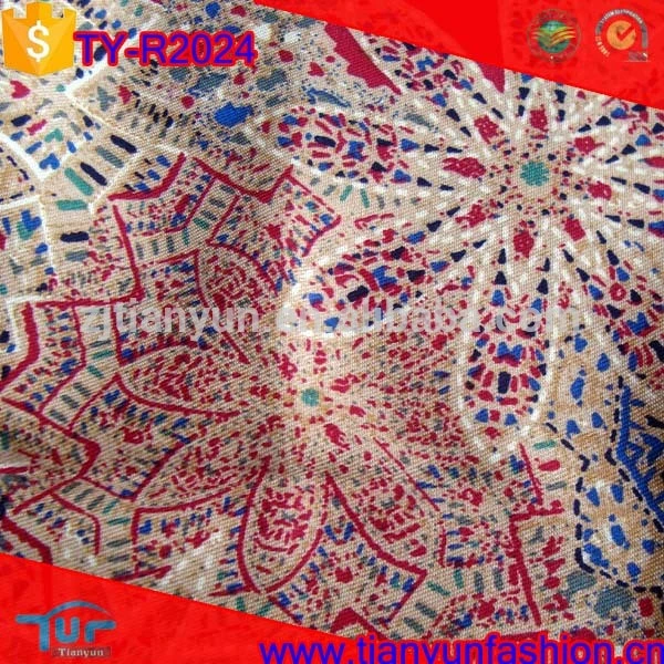 china textiles cheap price printing weave 100 viscose rayon challis fabric