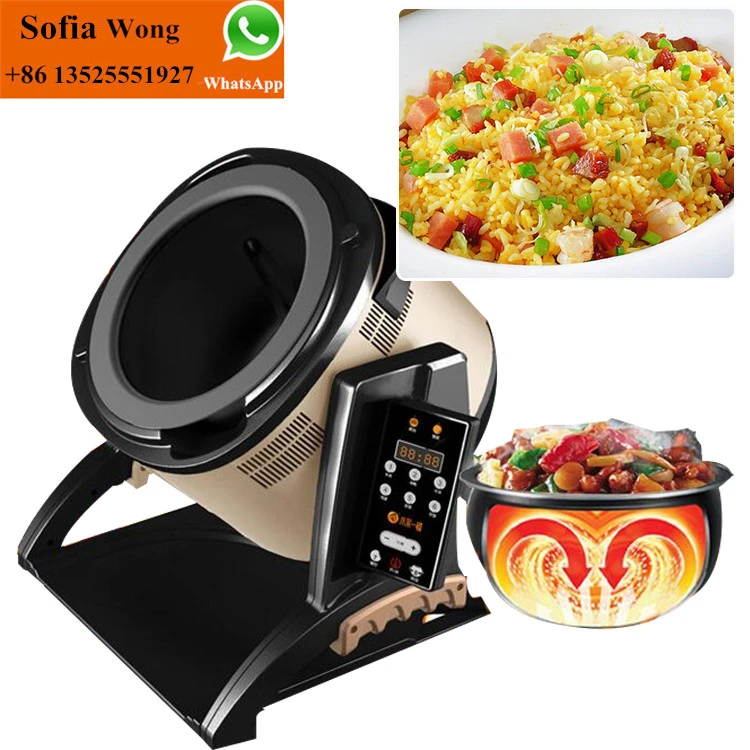 Chinese food automatic cooking wok, restaurant use cooker robot