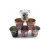Import Chinese supplier tin garden flower plant pot with mini size from China