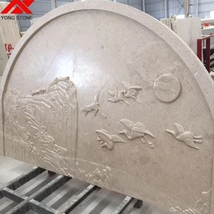 Chinese wall relief marble carving for decoration