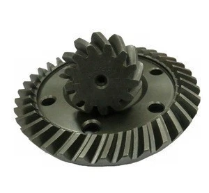 chongqing factory tricycle spiral bevel gear helical gear 13:37 rear axle gear