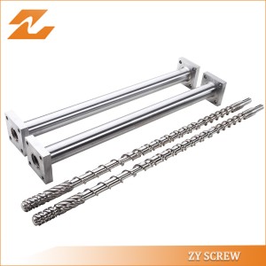 Chrome Plated Screw Barrel PVC Production for Extrusion Machine