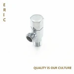 chrome surface water toilet brass angle valve Sanitary bathroom Accessories Faucet parts  europe taizhou zhejiang