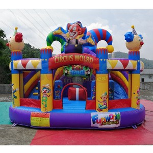 Circus world bounce house commercial bouncing castle inflatable bouncer