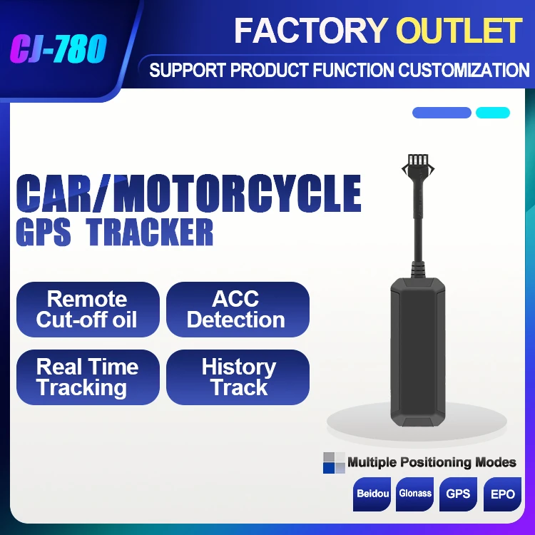 CJ780 Private car Logistics vehicle Battery car wired real-time tracking Small and easy to hide gps tracker vehicle