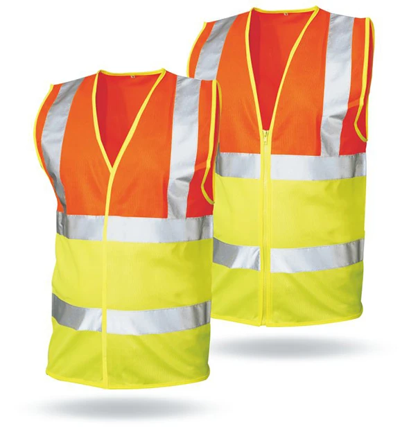 class 2 High  quality hi vis reflective vest  with reflective  tape