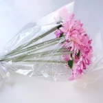 Clear flower pot sleeves PP OPP CPP BOPP plastic flower sleeves