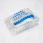 Clear Plastic Gloves Large Size PE Gloves in Bag for Food Service, Cooking, Cleaning, Hair Coloring, Painting