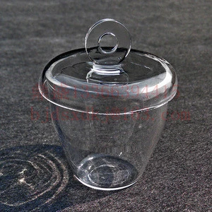 Clear Quartz Glass Crucible OD120*H150mm With Lid/High Temperature Silica Glass Crucible for Heating or Chemical