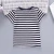 Import Clothing Manufacturer Summer Design Short Sleeve Stripe Shirt Jean Children Clothing Sets from China