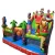 Import Clown Bouncer Commercial 2017 Cheap Bounce House Durable Inflatable Castle For Sale from China