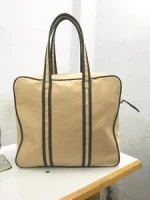 CLUB CANVAS TENNIS RACQUET SPORT TOTE BAG