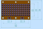 COB LED UV module 5020 365nm 385nm 395nm 405nm