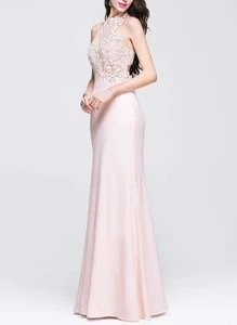 Cocktail Dresses Party Dresses 2018 Sexy Sleeveless Bridesmaid Dress Long