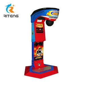 Coin Operated Indoor Amusement Park Arcade Boxing Punch Machine