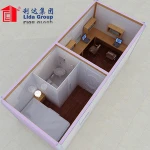 Collapsible 20ft living container house with one bedroom