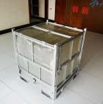 Collapsible Liquid container flexitank tank for bulk liquid transportation