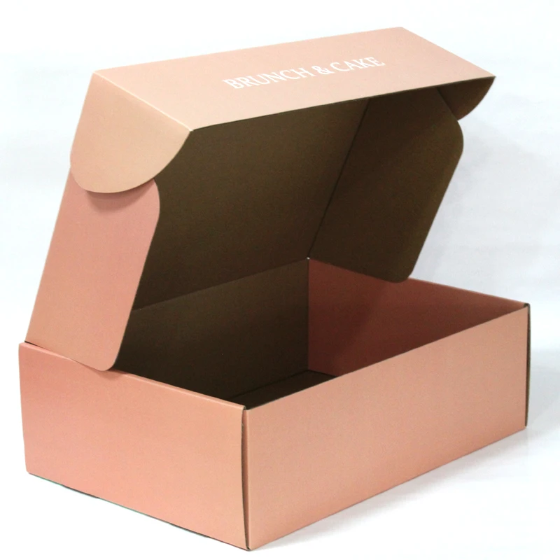 Color Box Corrugated Box Corrugated Packaging Box Custom Logo Wholesale Printing Paper Accept CMYK 4C