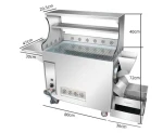 Commercial Nut Roasting Machine Cocoa roaster chickpea roasting machine coffee roasting machines with Factory Price