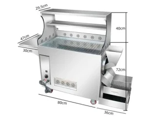 Commercial Nut Roasting Machine Cocoa roaster chickpea roasting machine coffee roasting machines with Factory Price