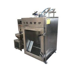 Commercial sausage meat fish smoker oven machine gas outdoor smoked fish meat smoke machine
