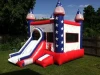 Commercial Stars and Stripes Inflatable bounce house bouncy jumping castle  for sale