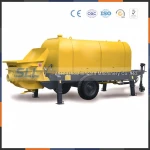 concrete pumping machine diesel engine stationary concrete pump