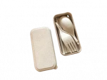 Convenient to use, easy to carry, travel environmentally friendly wheat straw products tableware with factory price