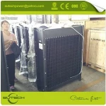 Copper core water radiator for NTA855-G1 series engine