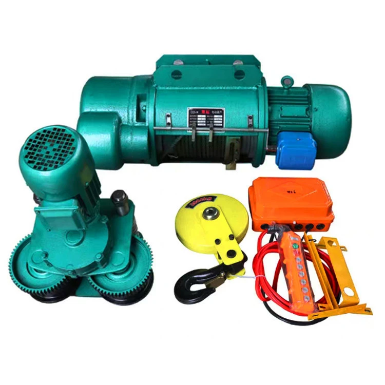 Crane use 10ton 9m Electric rope pulley lifting hoist wire rope traction CD Single speed electric hoist