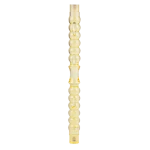 crystal glass rod stair bubble railing for spiral balustrade