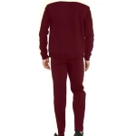 Custom 2 Pieces Hoodies Set Puff Print Heavy Cotton Tracksuit Color Match Stacked Sweatpants Casual Sports Joggers Set For Men