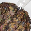 Custom 3D leaf camo woodland digital camouflage clothing military uniform ghillie suit fabric for hunting