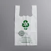 Custom accepted eco friendly plastic  biodegradable compostable corn starch plastic shopping bags