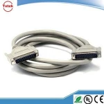 Custom black overmolding male to plug 50-pin MDR cable