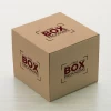 Custom brand logo printing pink custom corrugated shipping box pink color logo print  packaging  box
