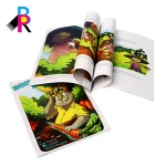 Custom Cheap A4 Size Children's Perfect Bound Paperback Softcover Book Printing