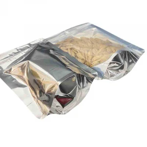 Custom Clear opaque food packaging  Translucent plastic packing stand up ziplock aluminum film bag
