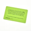 Custom CR80 PVC card Printing Plastic Club Membership Card with Serial Number