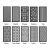 Import custom decorative metal screens for room divider from China